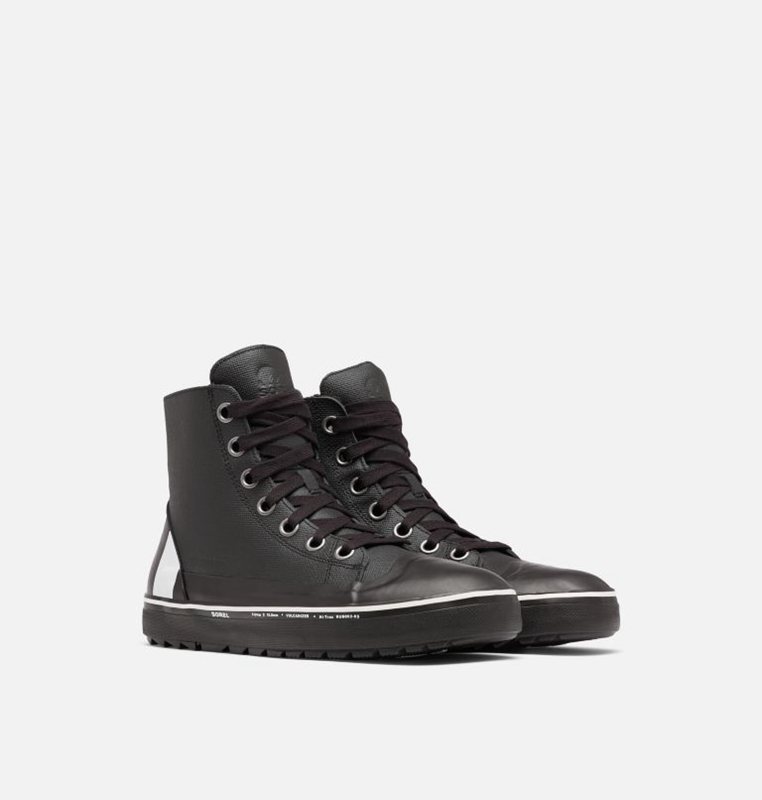 Mens Booties Black - Sorel Cheyanne™ Metro Hi - 259-LJUCXY